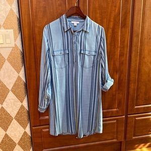 Pure Navy shirt dress